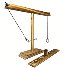 Hook And Ring Game - Wooden Ring Toss Set For Bars & Home Parties