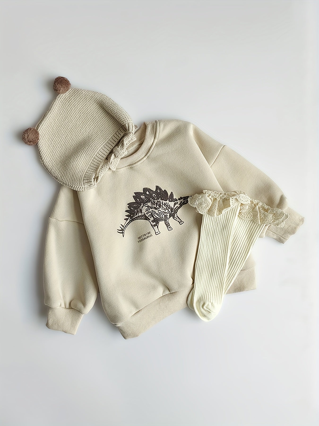 Animal Print Kid's Thermal Sweatshirt Long Sleeve Top