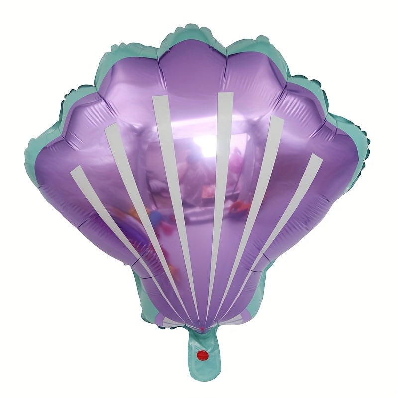 3pcs 18inch Underwater World Shell Balloons Seashell Aluminum Film Balloons