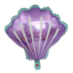 3pcs 18inch Underwater World Shell Balloons Seashell Aluminum Film Balloons