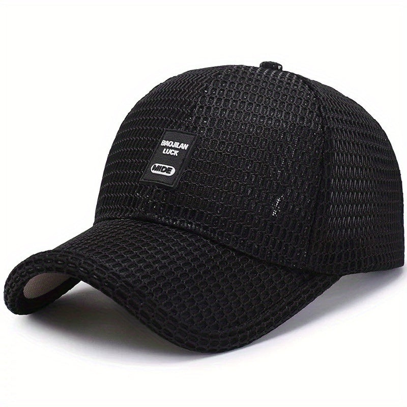 Summer Mesh Trucker Cap Curved Visor Dad Hat Sun Cap