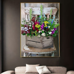 Flower Potted Plant Painting By Numbers Kit for Adults - DIY Acrylic Set