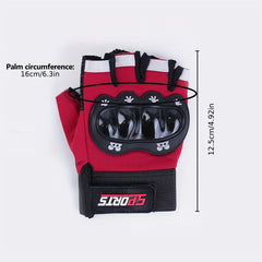 Kids' Half Finger Outdoor Cycling Gloves - Non-slip Sunscreen Breathable