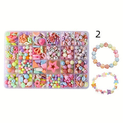 24 Grids DIY Accessory Kit Bead String Tools Girls' Craft Set