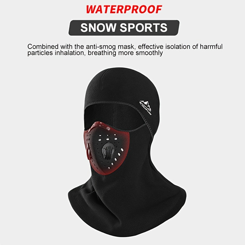 Winter Cycling Cap Ski Mask Fleece Thermal Keep Warm Windproof Cycling Face Mask