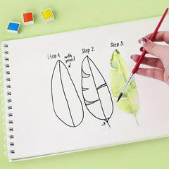 10 Nylon Hair Fine Tip Liner Brushes for Nail Art