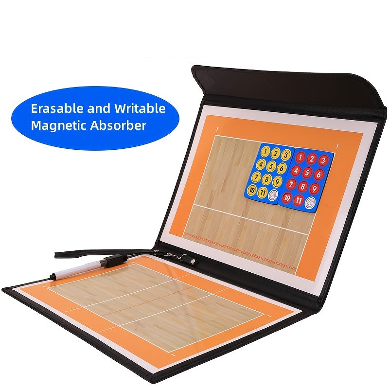 Magnetic Volleyball Coach Board with Marker Pen