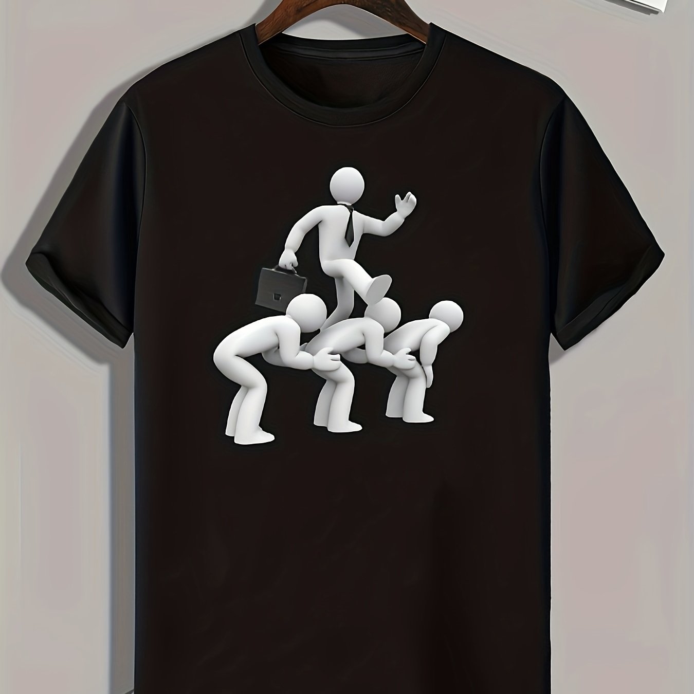 Little Man Mold Print Men's Graphic T shirt