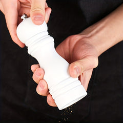 Wood Manual Grinder Set and Classic Style Salt Pepper Ceramic Mill