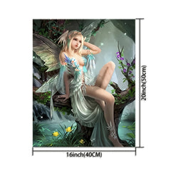 Fairy Painting By Numbers On Canvas For Adults 40X50 No Frame