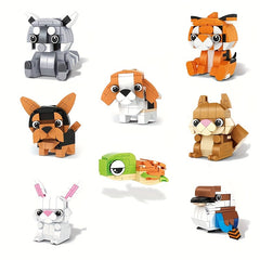 Mini Animal Building Blocks - Compatible with Multiple Scenes