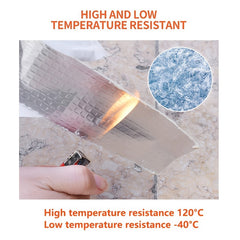 Waterproof Aluminum Butyl Rubber Tape for Pipe Roof Leak Window Seal
