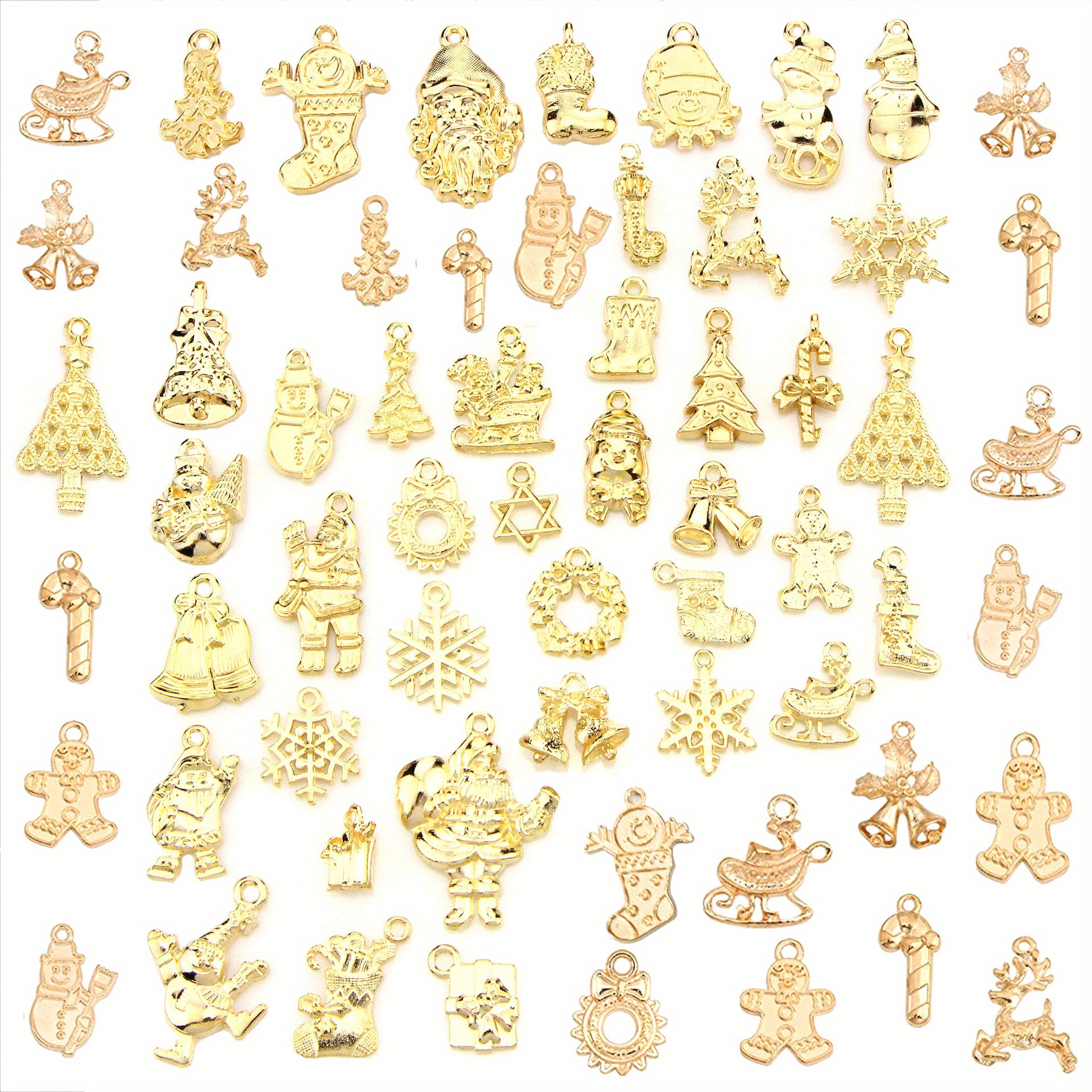 30 50pcs Christmas Enamel DIY Jewelry Making Supplies