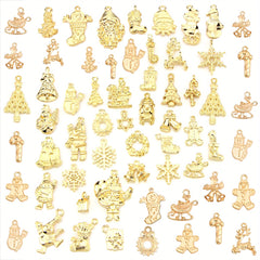 30 50pcs Christmas Enamel DIY Jewelry Making Supplies
