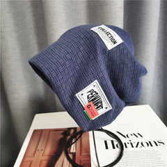 Geometric Embossed Unisex Beanie Hip Hop Slouchy Hat