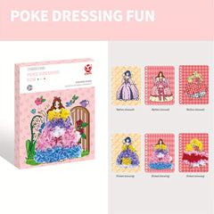 Princess Fairy Poking Painting Kit Dress Up Paintings Activity Book
