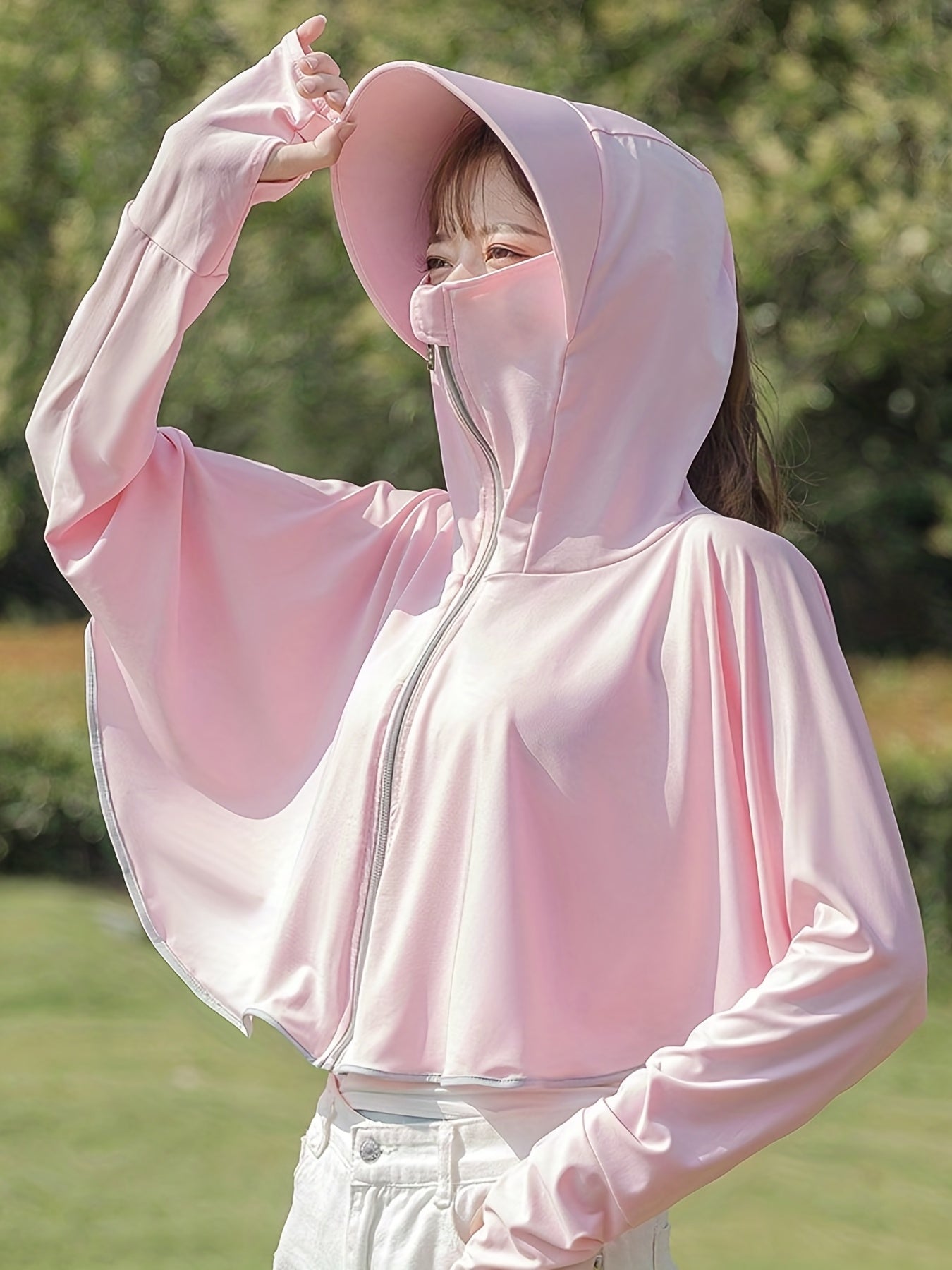 Women's Hooded Shirt Long Sleeve UPF 50 Protection