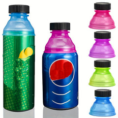 6 Pcs Reusable Snap On Pop Can Bottle Caps - Soda Drink Lids