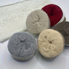 6pcs Silk Mohair Woven Hollow Shirt Soft Delicate Skin Friendly