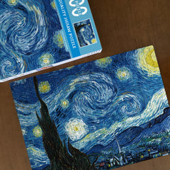 1000pcs Starry Night Puzzle with Picture and Drawing Paper