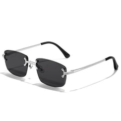 Metal Rectangle Sun Glasses UV400 Eyewear