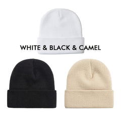 3pcs Outdoor Warm Knitted Hat For Skiing and Cycling