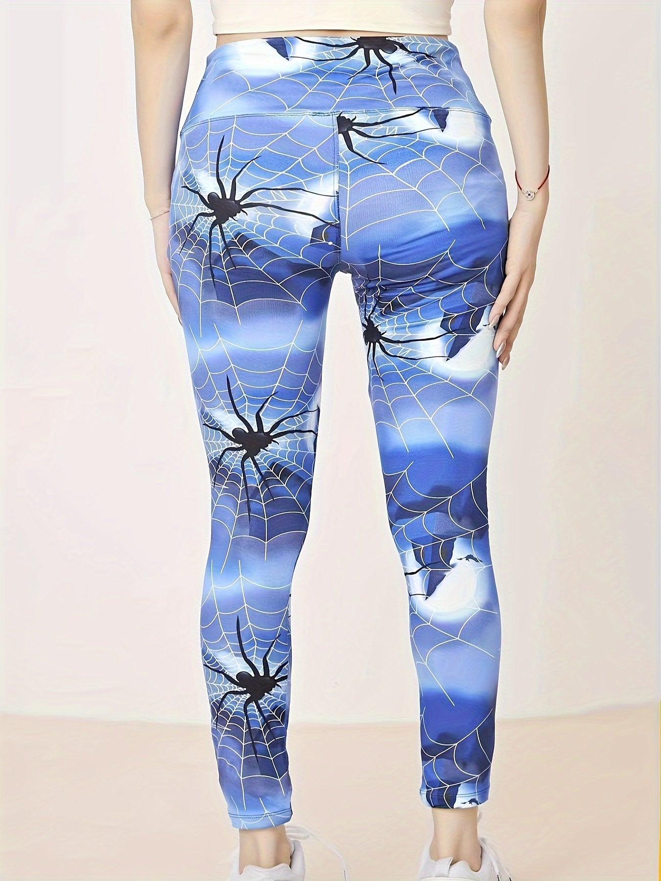 Sports Leggings Women's Plus Piping High Rise Leggings