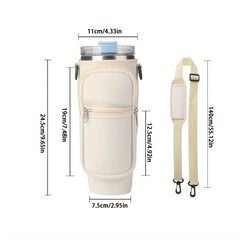 Water Cup Carrier Bag For 40oz Tumbler Bottle Holder Bag