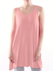 Solid Round Neck Tank Top