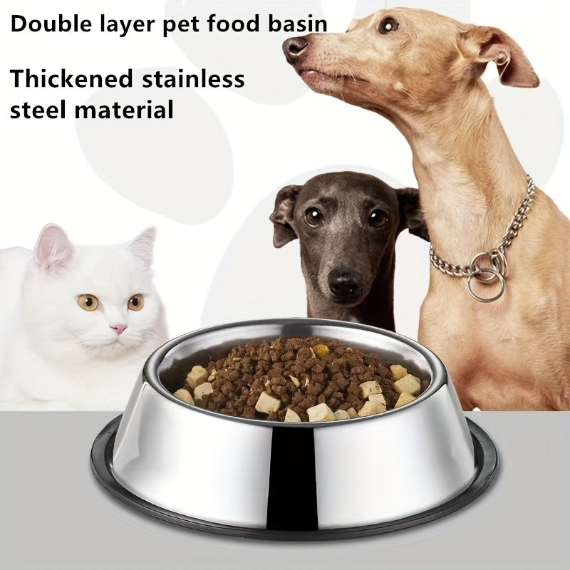 Stainless Steel Anti Slip Dog Bowl for Water and Food