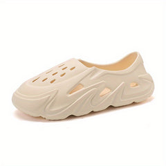 Men's Lightweight Comfy Clogs Hollow Out Non Slip Garden Shoes