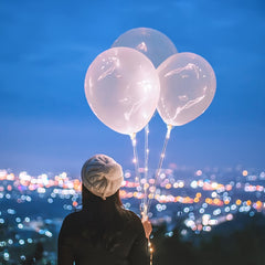 50pcs Transparent Balloon Sticks, Balloon Holder for Party DIY