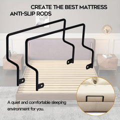 2pcs Mattress Retainer Bar - Prevent Mattress Sliding Stopper