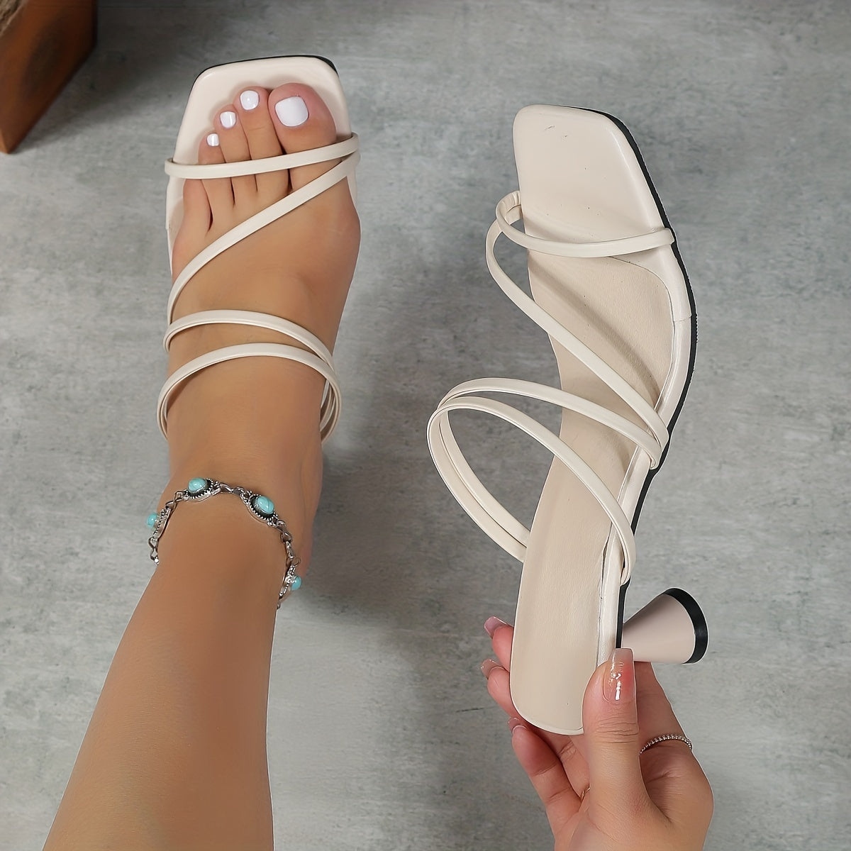 Women's Chunky Heel Dress Sandals
