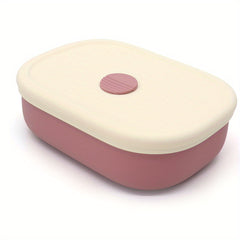 BPA Silicone Lunch Box 4 Compartments Reusable Bento Box Kids Adults