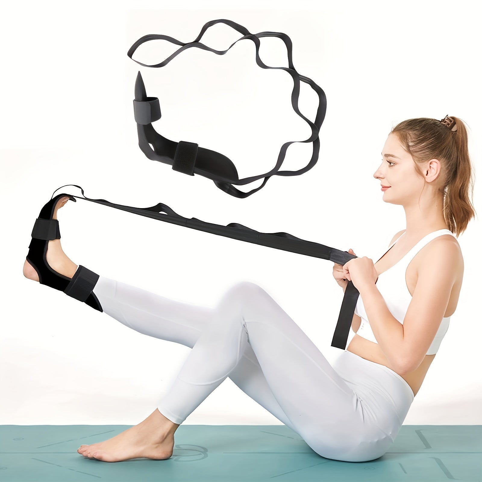 7 Segment Yoga Stretch Strap - Ankle Joint Correction & Foot Rehabilitation