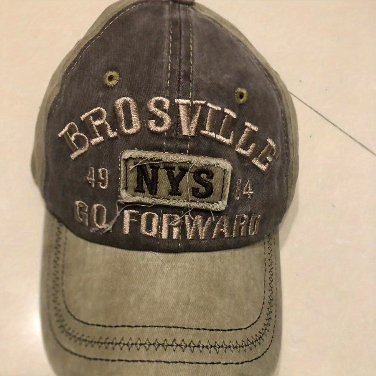 Washed Cotton Baseball Cap Hip hop Street Dance Sun Hat NYS Hat S
