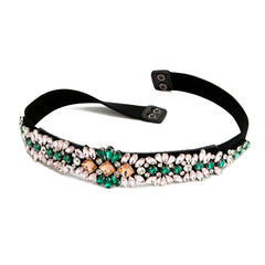 Rhinestone Elastic Belt Vintage Wedding Party Waist Belt