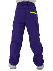 Kid's Windproof Fleece Outdoor Pants for Hiking