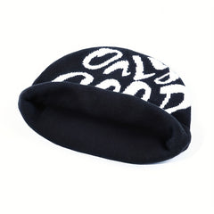Y2K Skullies & Beanies Unisex Hip Hop Knit Hat Foldable Outdoor Stretch Cap