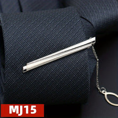 Men's Tie Clip Silvery Business Collar Clip