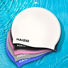 Waterproof Silicone Swim Cap for Men & Women
