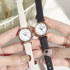 Kids' Roman Dial Alloy Pointer Quartz Watch Gift