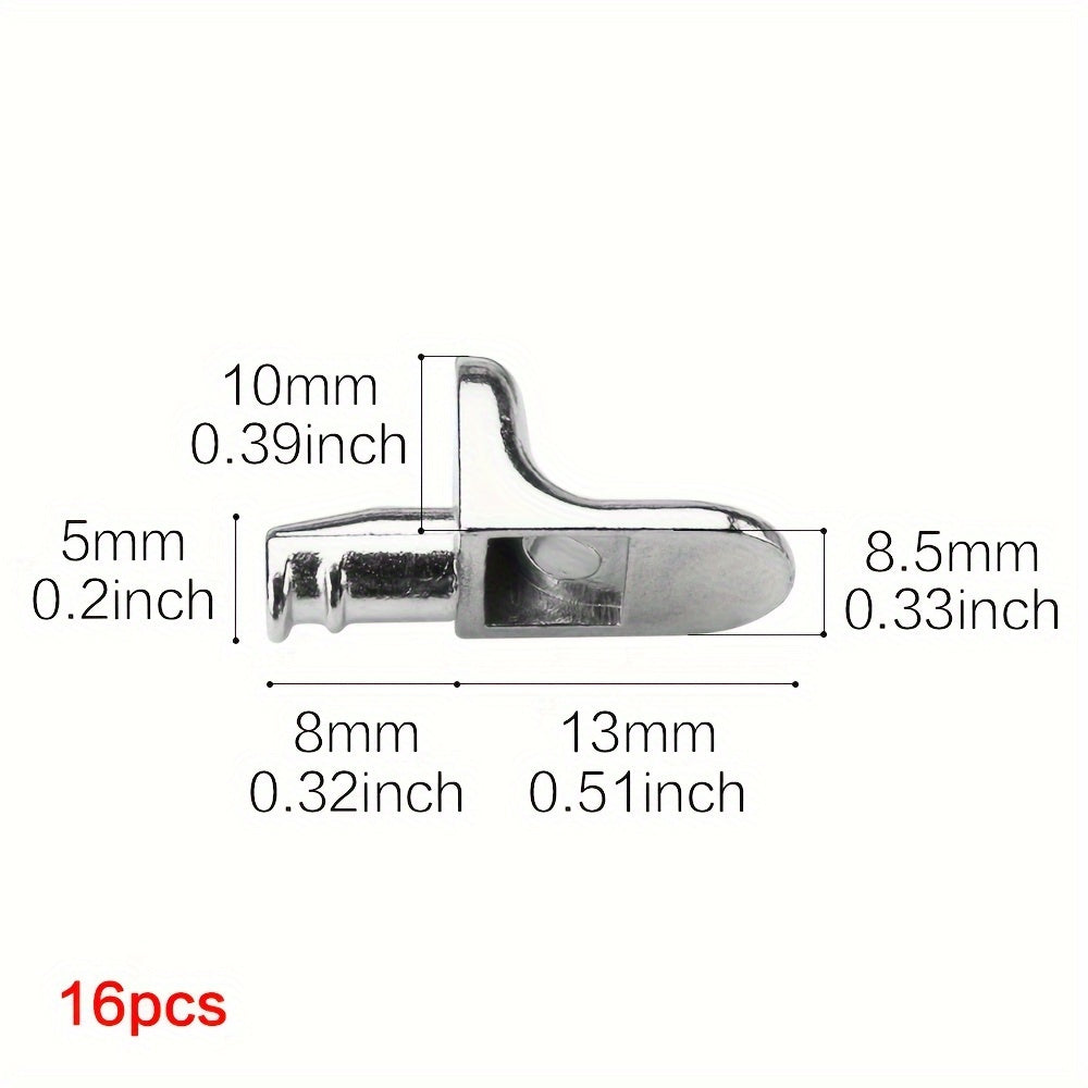 32pcs Cabinet Shelf Pegs Kitchen Clips Bracket Support Pegs
