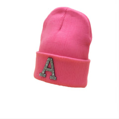 Women's Wool Knitted Hat for Valentines Day
