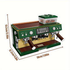 Retro Coffee Machine Mini Block Model Building Toy