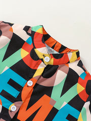 2pcs Boys Short Sleeves Shirt & Shorts Set, Summer Clothes