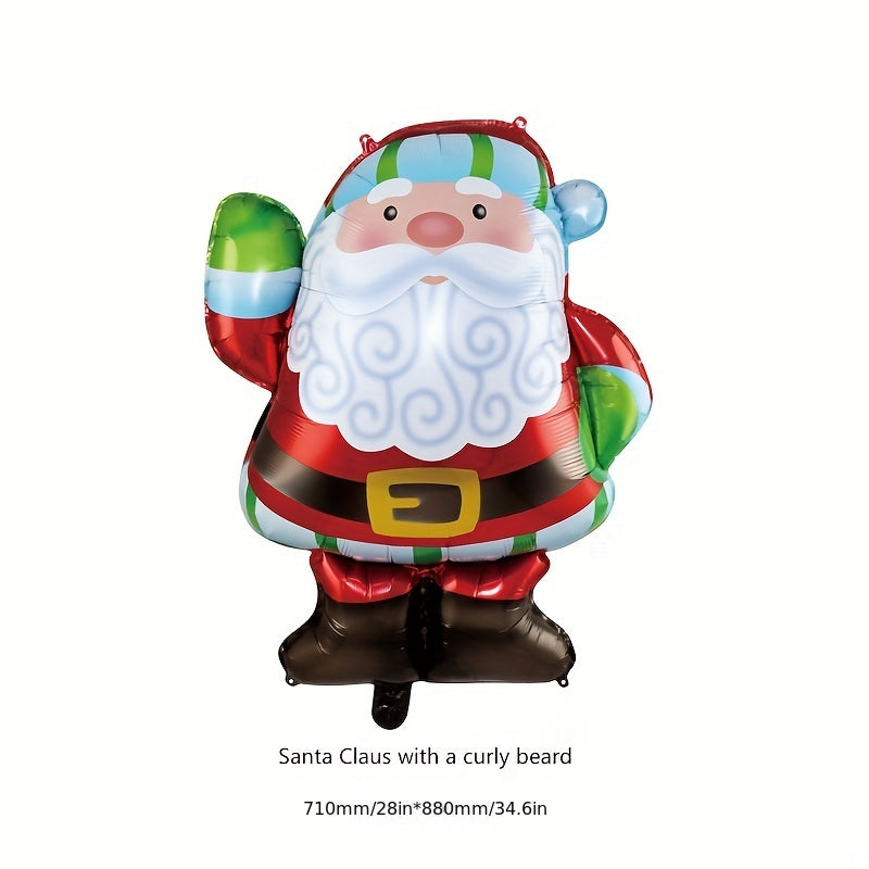 Christmas Cartoon Foil Balloon Decoration Set