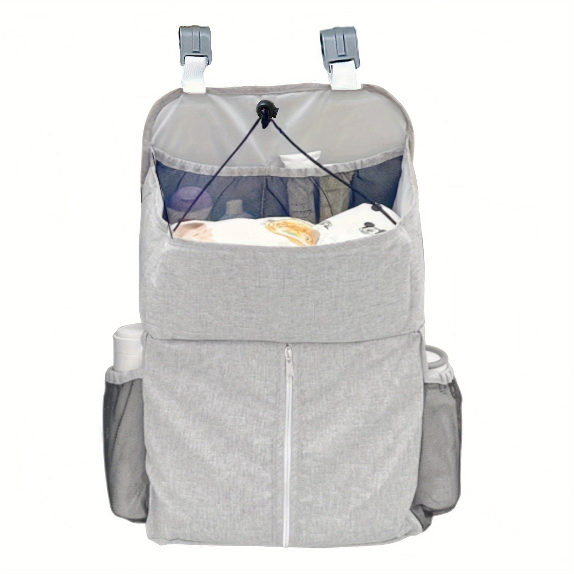 Diaper Organizer Crib Hanging Bag Crib Side Storage Hanging Diaper Caddy
