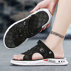 Men's Slip on Sandals Casual Open Toe Outdoor Beach Shoes